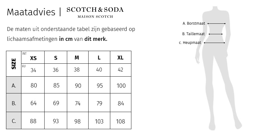 Missionaris eiland Pessimistisch Scotch & Soda 161504 blouse / tuniek Bruin | Jeroen Beekman damesmode